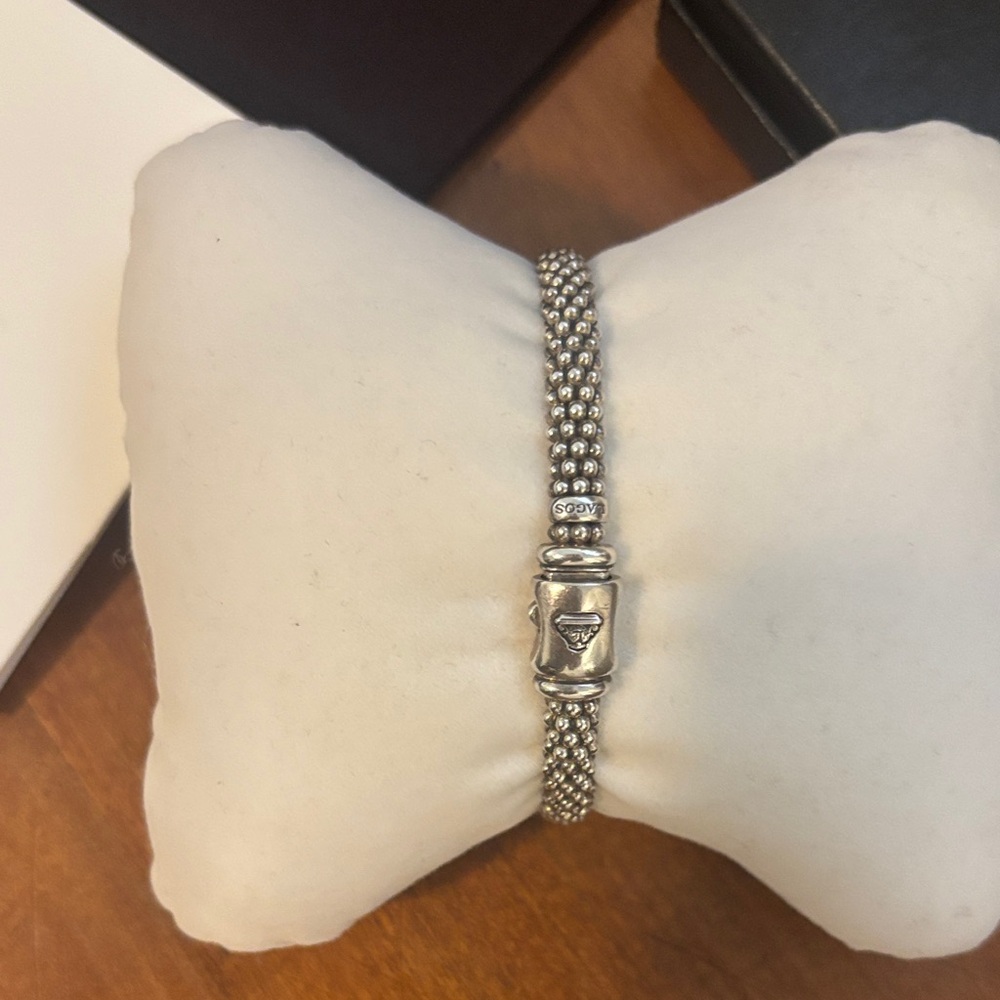 LAGOS Caviar Diamond X Bracelet *authentic* - Picture 11 of 16